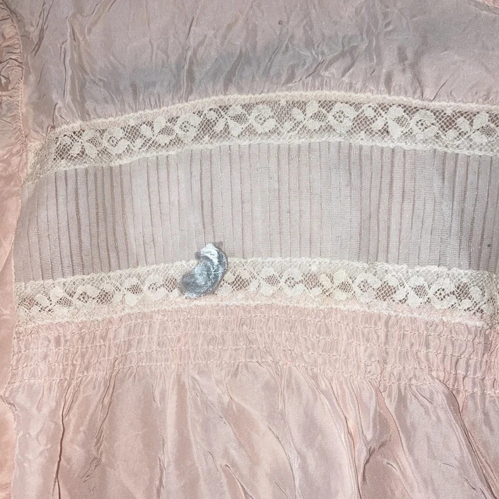 1950’s Silk Bed Jacket - Picture 7 of 12